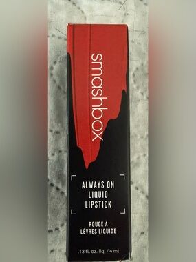 NIB Smashbox Always On Longwear Matte Liquid Lipstick (Bang Bang)